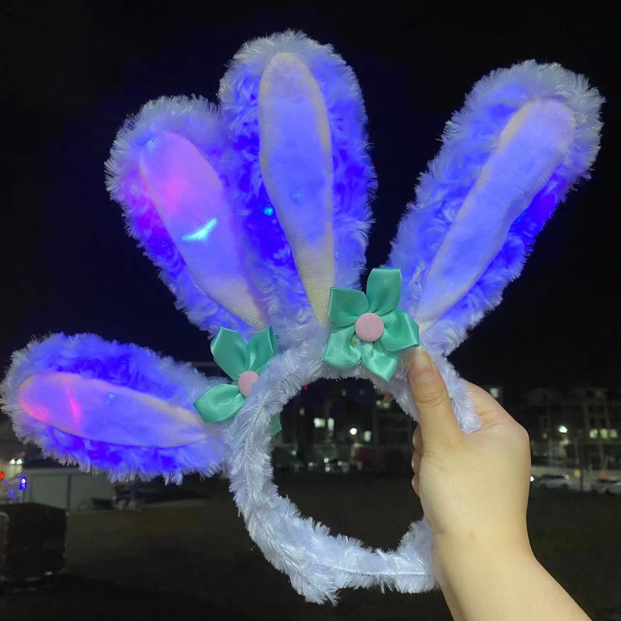 flashing blue headband