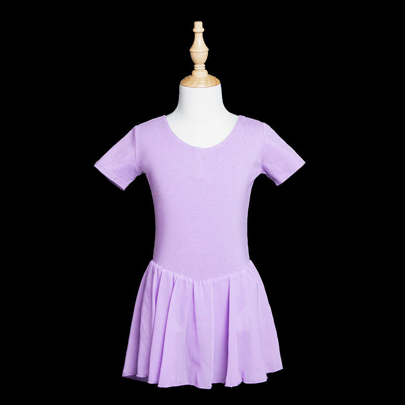 Ropa de baile para niños, falda de ballet, prueba de arte para niños, ropa de baile china, ropa de baile, ropa de práctica para niñas, ropa de gimnasia, manga corta