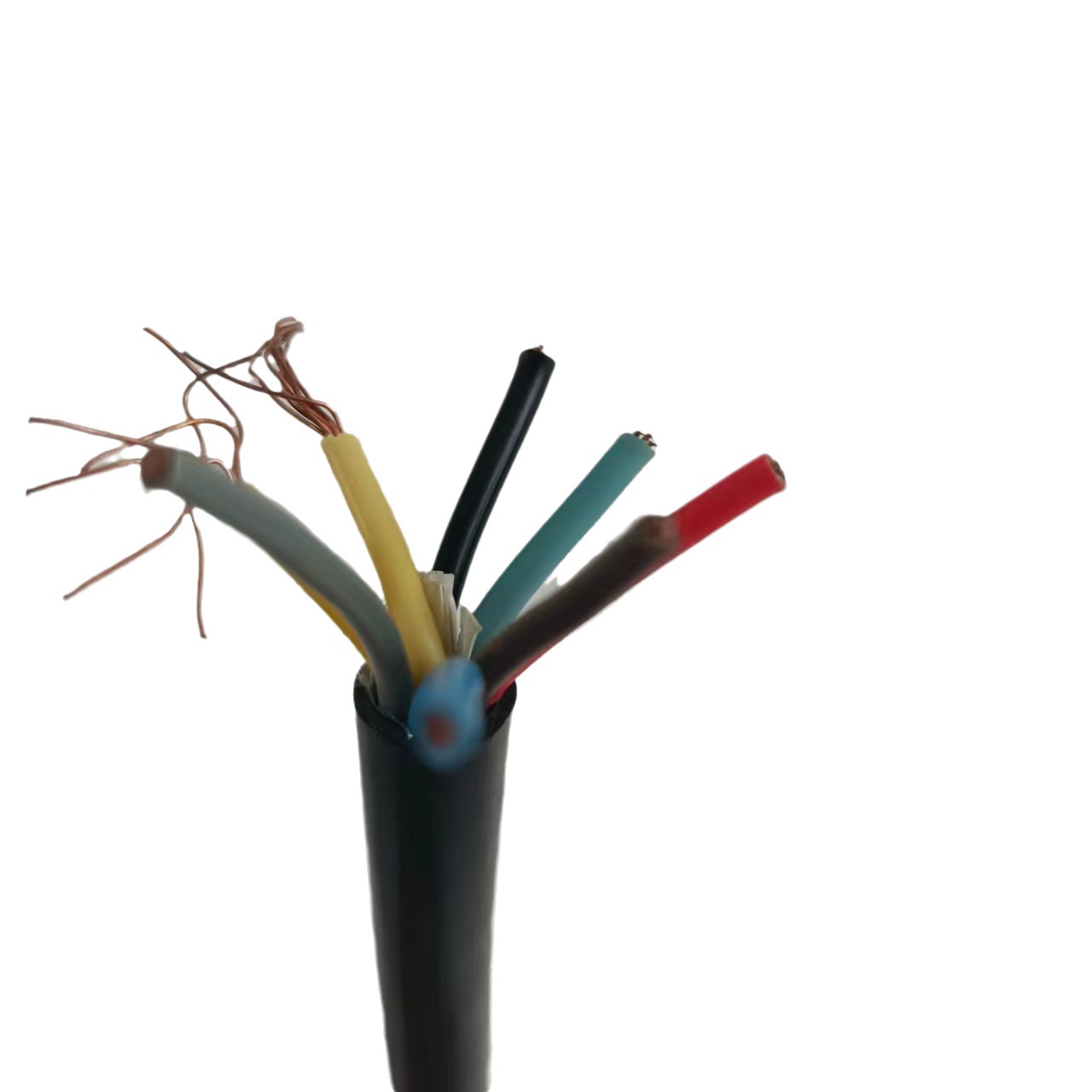 矿用控制阻燃通信软电缆MKVVR6*2.5有煤安证纯铜