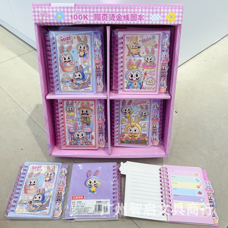 Cuaderno Portátil de Espiral A7 100K de Papel Clasificador para Estudiantes image 34