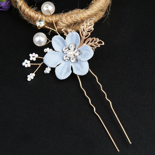 Blue Chinese hairpin