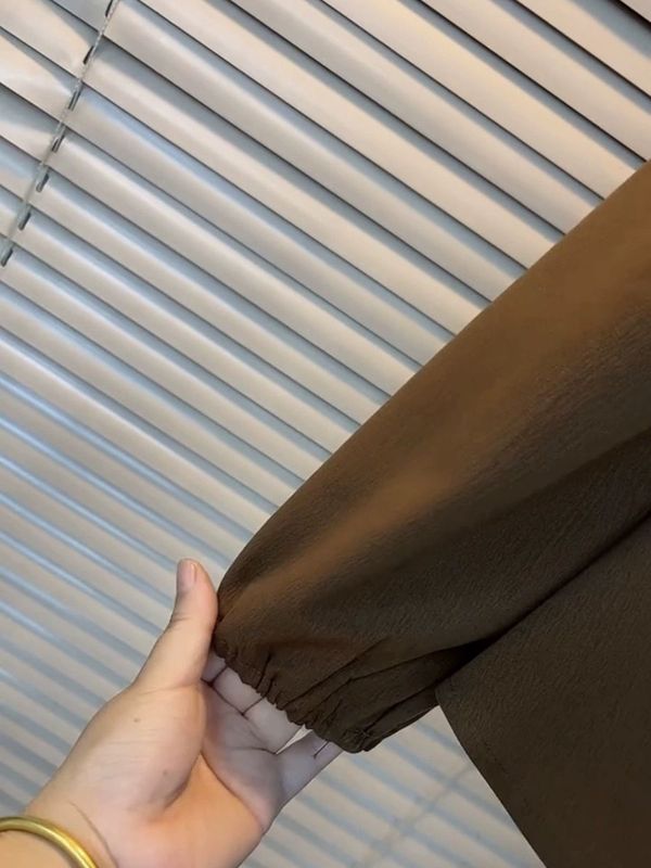 法式复古长袖衬衫女春秋外穿洋气减龄大码胖mm遮肚显瘦不规则上衣|undefined