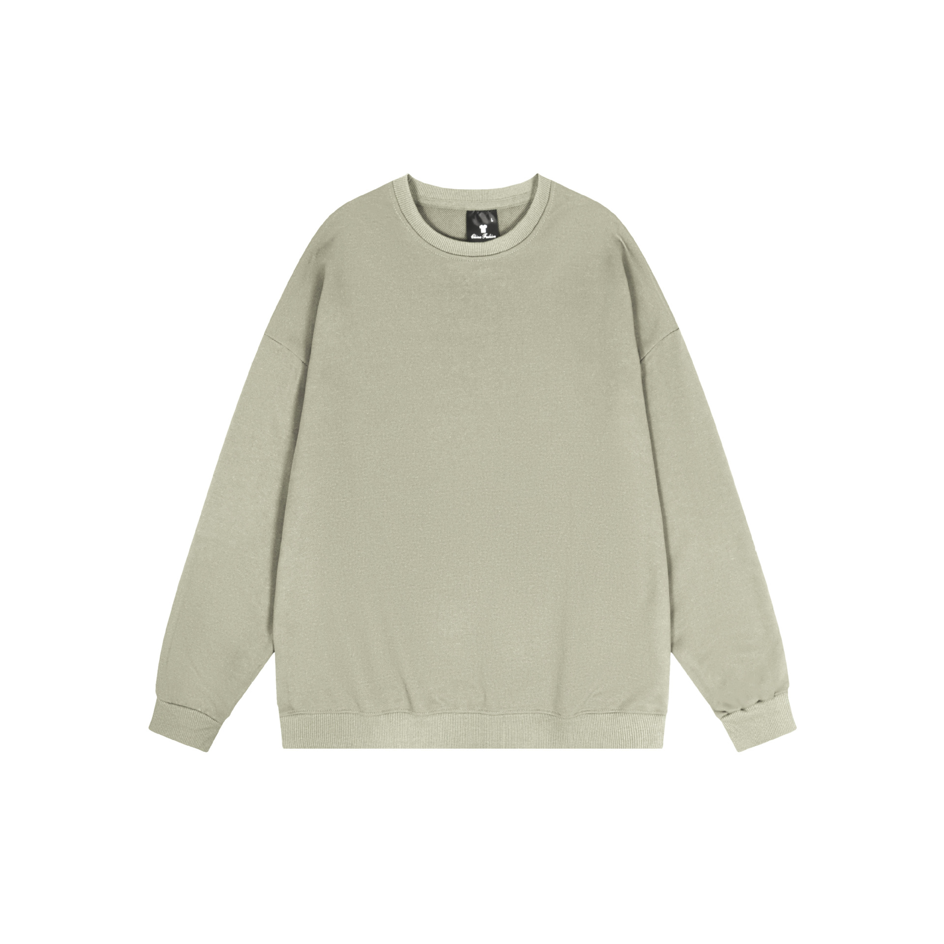 Sudadera de cuello redondo de color sólido TEMU de Amazon transfronteriza, totalmente de poliéster, unisex, manga larga, venta al por mayor directamente de fábrica.