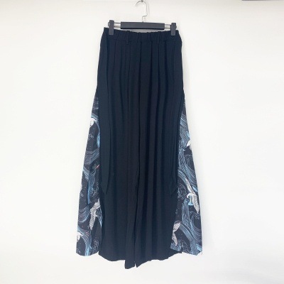 Black single pants hanfu men