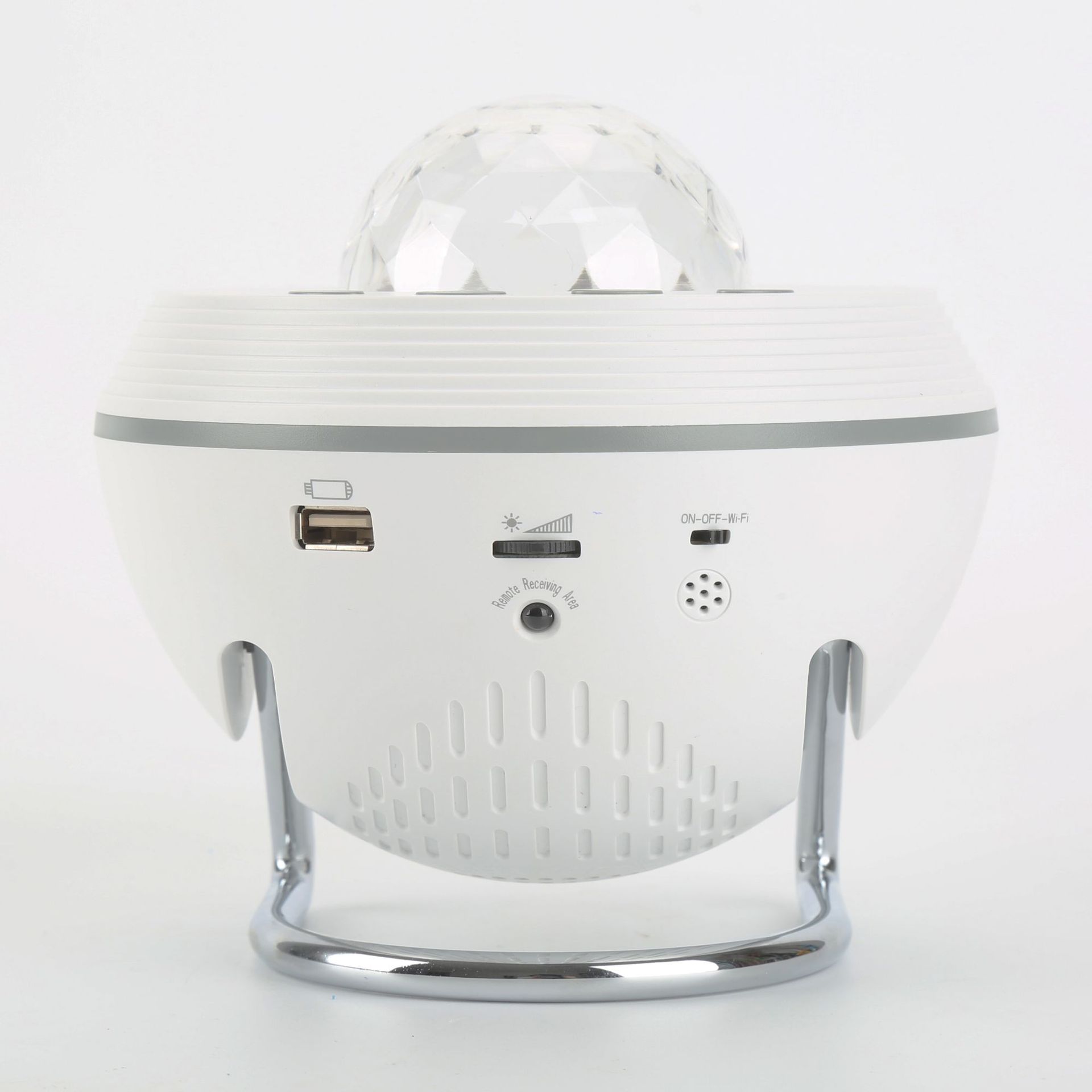 创意款太空球蓝牙音乐星空灯 旋转led水纹夜灯激光声控氛围投影灯