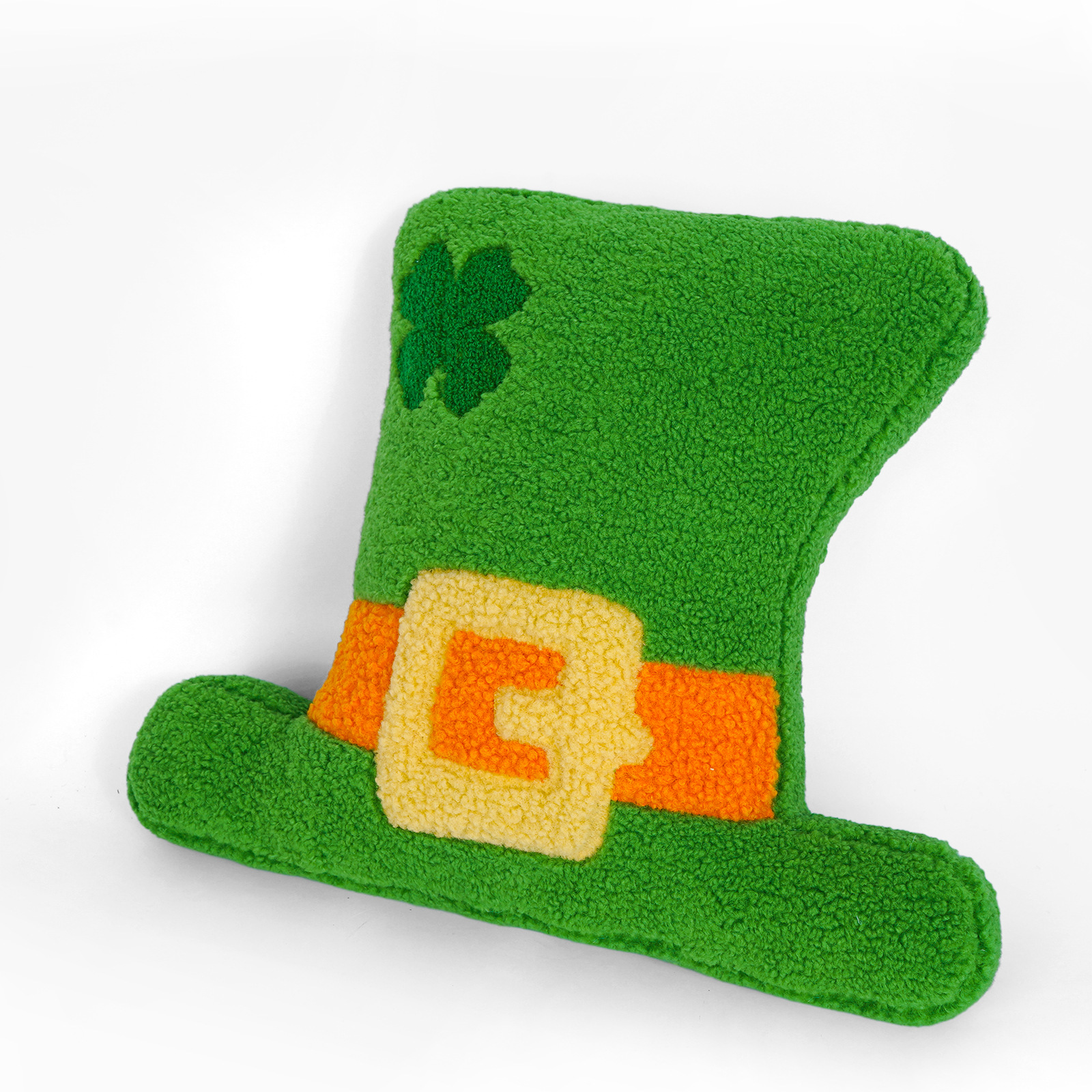 Transfronterizos irlandeses Día de Patricio sombrero almohada adornos de vacaciones adornos almohada