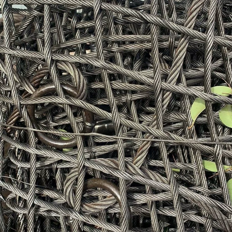 Ручной канат подъемная сетка мешок Строительная площадка цемент мусор кирпич камень размер блока завершен