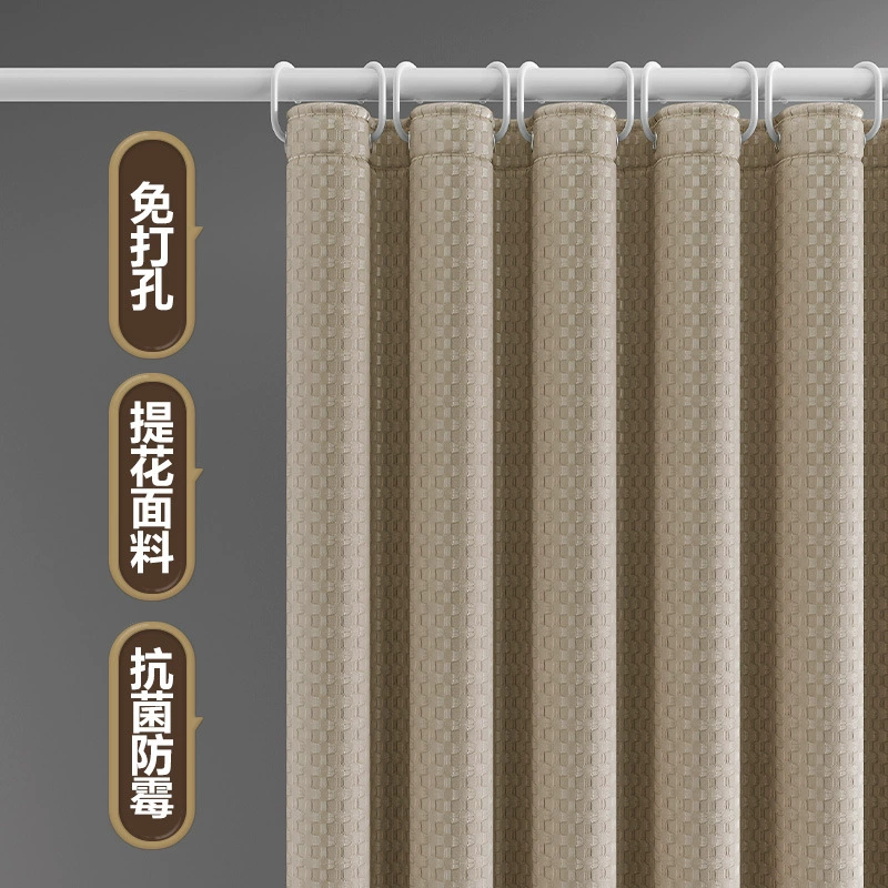 Водонепроницаемая шторка для душа из ткани, разделительная шторка для ванной, защита от плесени, водонепроницаемая подвесная шторка для душа, защита от плесени и влаги