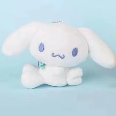 Decoración de pastel de perro de jade adorno de decoración de pastel de perro de orejas grandes blancas de dibujos animados retro Kulomi complemento de vestir para hornear tarjeta de cumpleaños