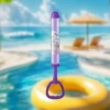 The joy of a bottle of mineral water-thick tube 43cm-purple
