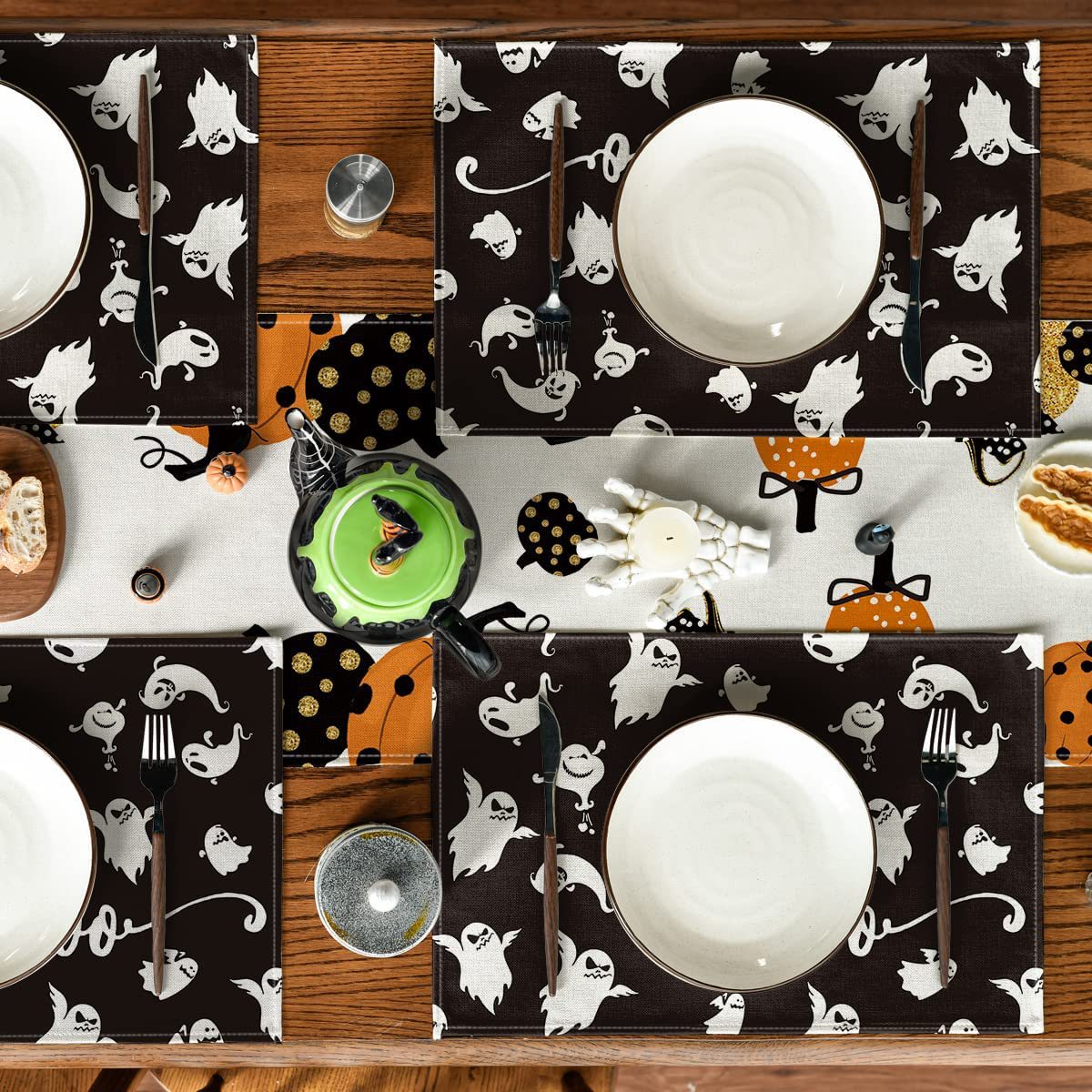 110g Weight Tablecloths Home Textiles & Decor Type tablecloth Event & Party Supplies 1 Piece, 1 Set Quantity Casual, Party Occasion Linen Material Halloween, Day of the Dead Festival Skull Pattern Funny Style Halloween Day Of The Dead Funny Skull Linen Casual Party Tablecloth Party Supplies Tableware 1 Piece 1 Set 10