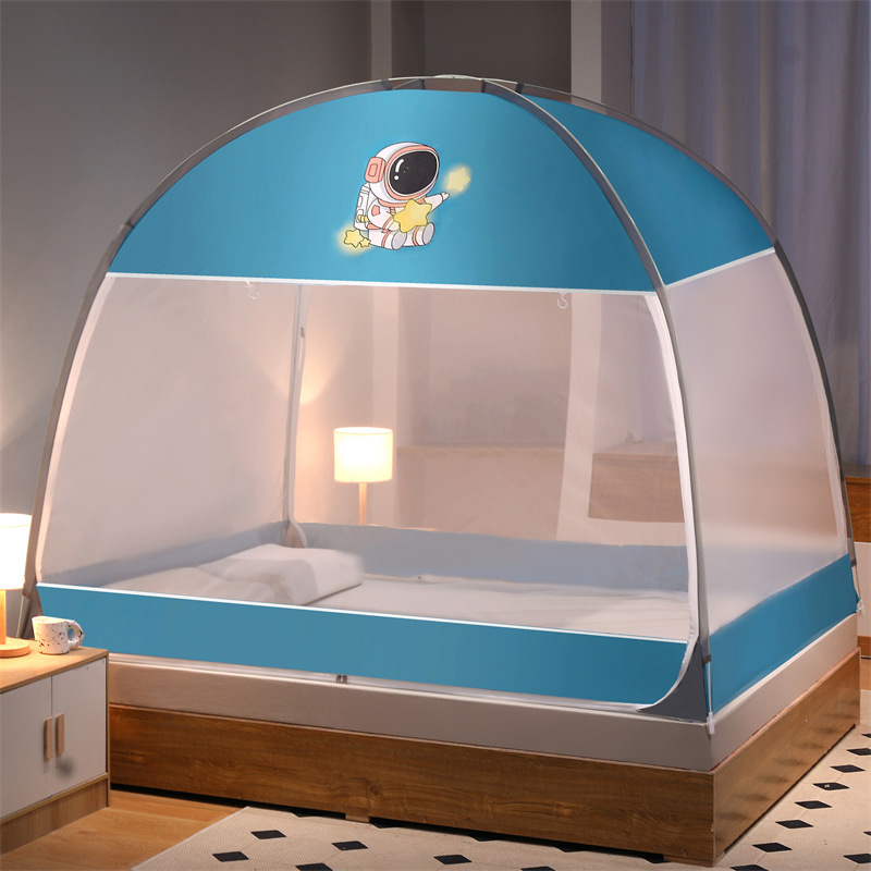 2024 nueva malla de cifrado mayor tela de polvo libre de instalación yurta mosquitera