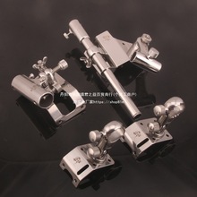 不锈钢支钓箱配件伞架零加强型微调晃动全套炮台圆角智钓者直角