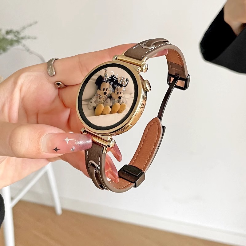 Suitable for Huawei Gt4 Watch Gt3 Strap Watch3 American Foldableing Buckle Gt2Pro Glory Magic Women's Autumn and Winter