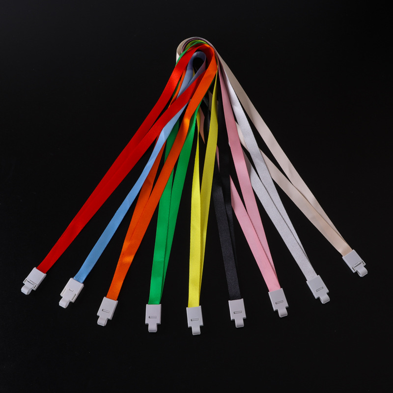 1.5塑料一体扣 展会证件胸卡挂绳 胸卡挂绳挂颈绳工作证
