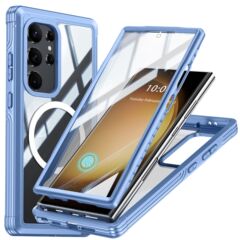 Samsunggs24携帯ケース透明三防全包転倒防止マグネットサムスンs 24ultra携帯ケースを適用します。