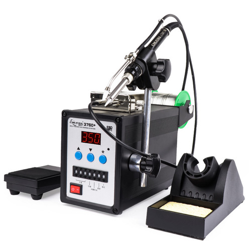 Electric soldering iron 376D automatic soldering station soldering iron manual foot pedal universal adjustable temperature high frequency 90w foot pedal soldering iron