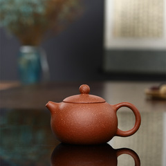 Wholesale Yixing dragon blood sand Xishi purple clay teapot handmade ball hole original mineral purple clay teapot tea set one piece drop shipping