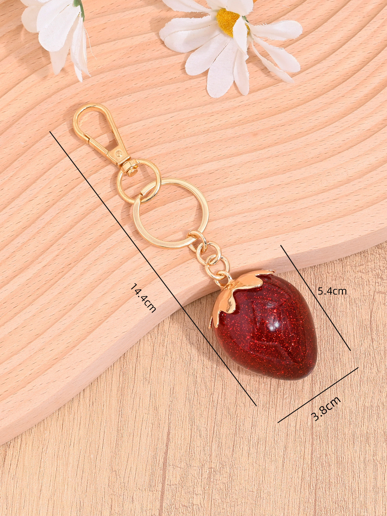Alloy, Resin Material 1 Piece Alloy Resin Pear Fruit Apple Bag Charms
