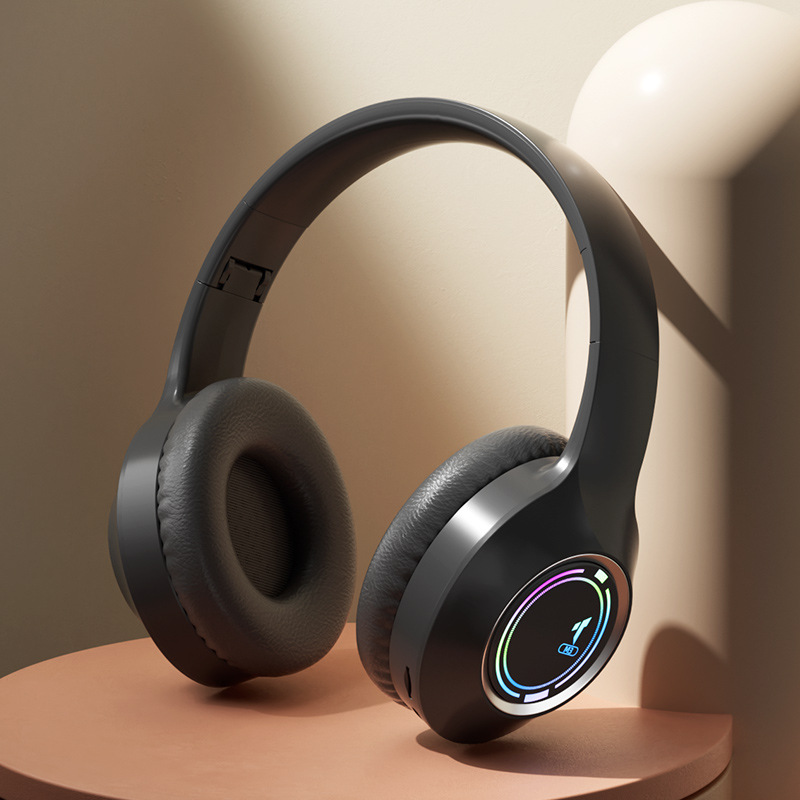 Comercio exterior transfronterizo nuevo modelo privado auricular Bluetooth auriculares fábrica en stock 5,2 auricular Bluetooth inalámbrico plegable