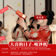 ❧۵❧۵ big day style + wedding note + 6 pairs of dragon and phoenix wedding chopsticks + 3 batteries❧۵❧۵