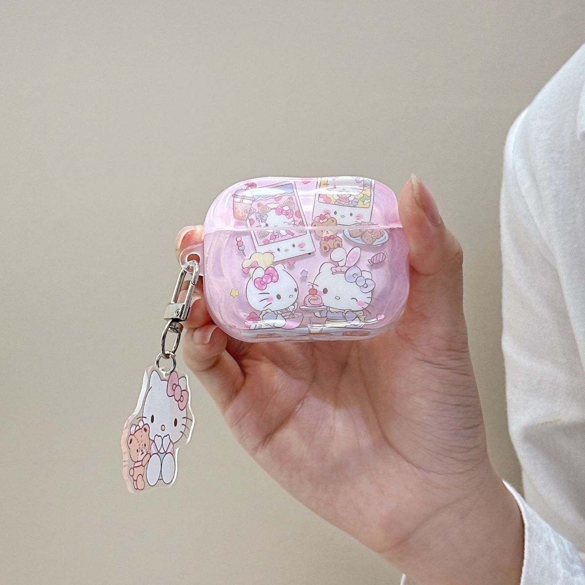Dessert Master KT Cat AirPods 4 generación auriculares AirPods Pro 3 generación 2 generación Bluetooth cubierta Apple