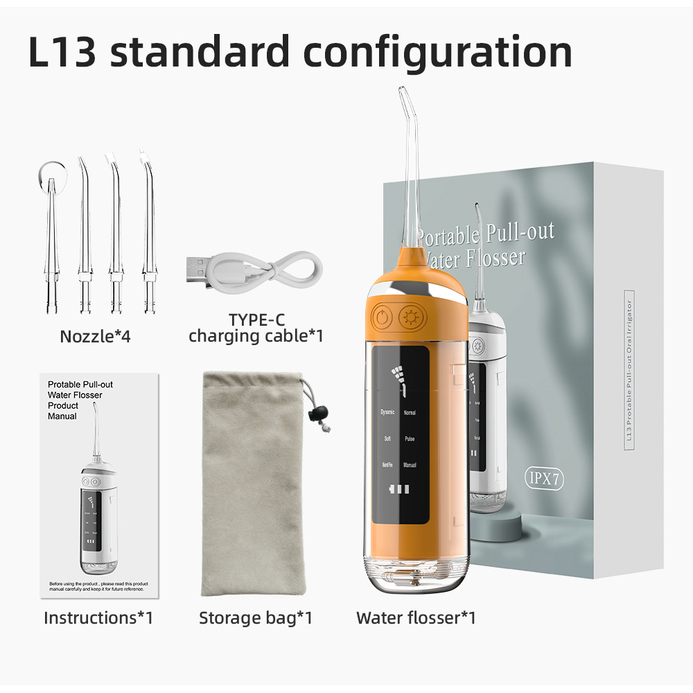 クロスボーダー電動ウォーターフロッサー家庭用ポータブル歯リンサーオーラルケアUSB充電式歯クリーナー歯美容器具