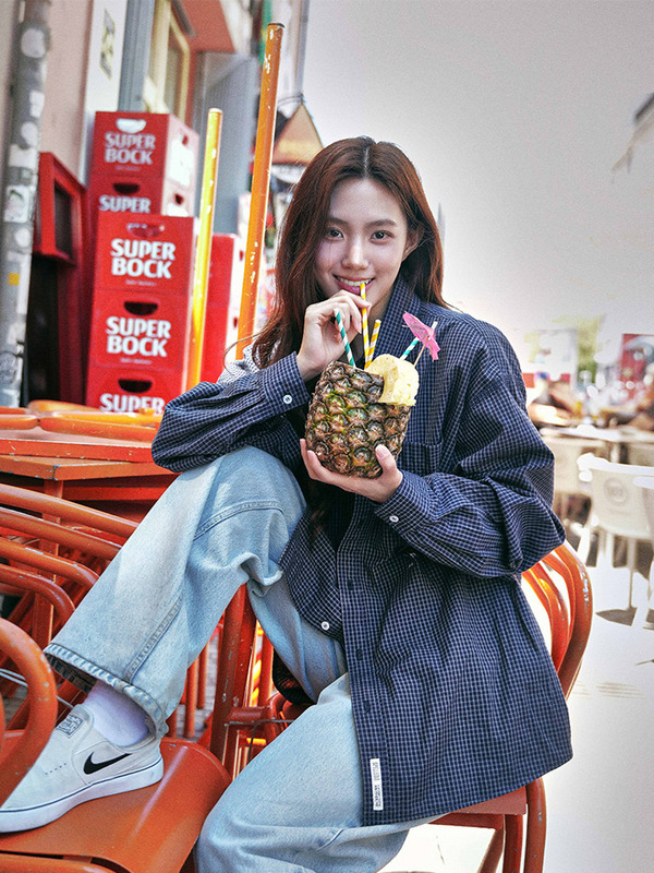 现货S*P2025秋季新品经典格纹衬衫简约时尚百搭休闲长袖上衣女|undefined