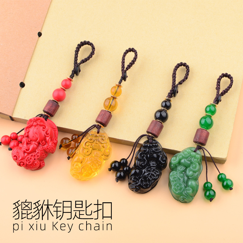 Factory spot wholesale copper money brave key chain crystal glass leather Hill car key pendant Yiwu commodity Factory spot wholesale copper money brave key chain crystal glass leather Hill car key pendant Yiwu commodity