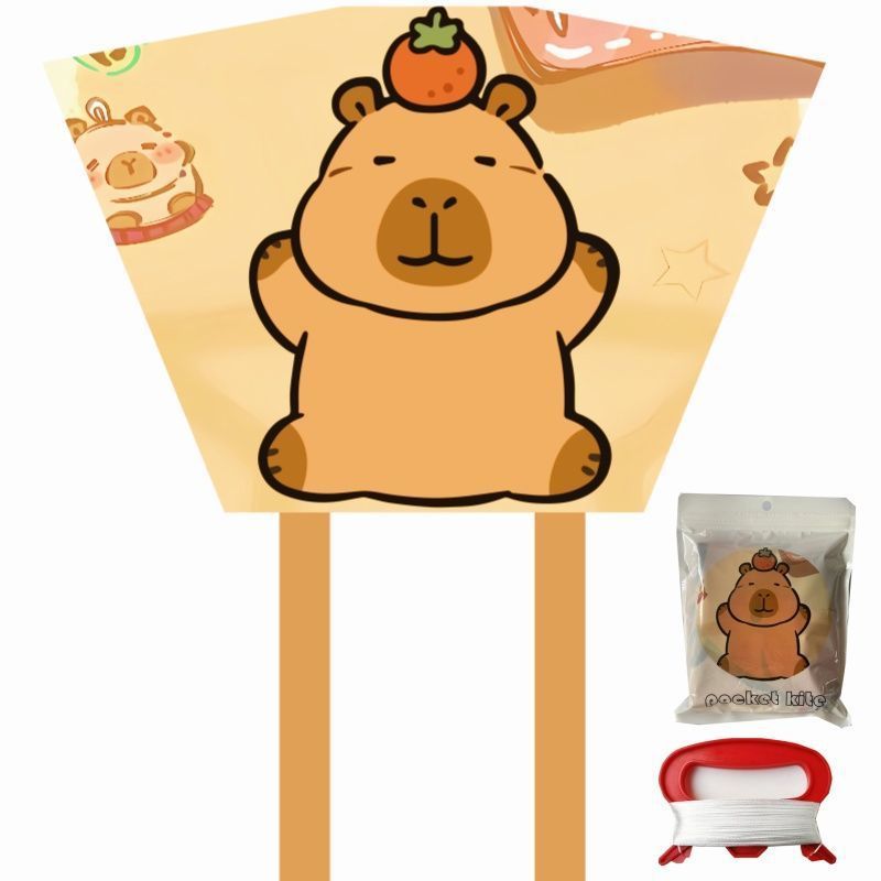新型のポケットの軟体の凧の子供の爆発のフルセットの飛びやすいおもちゃの卸売りの露店の携帯袋の骨がない漫画|undefined