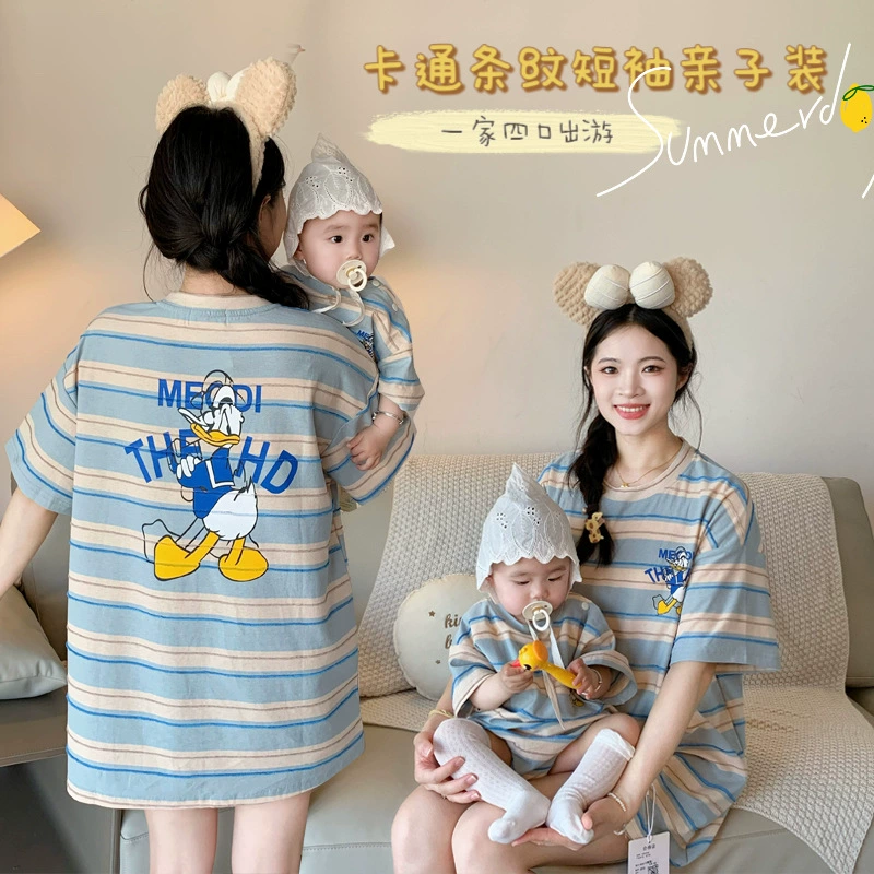 Родственники и дети летняя футболка с короткими рукавами