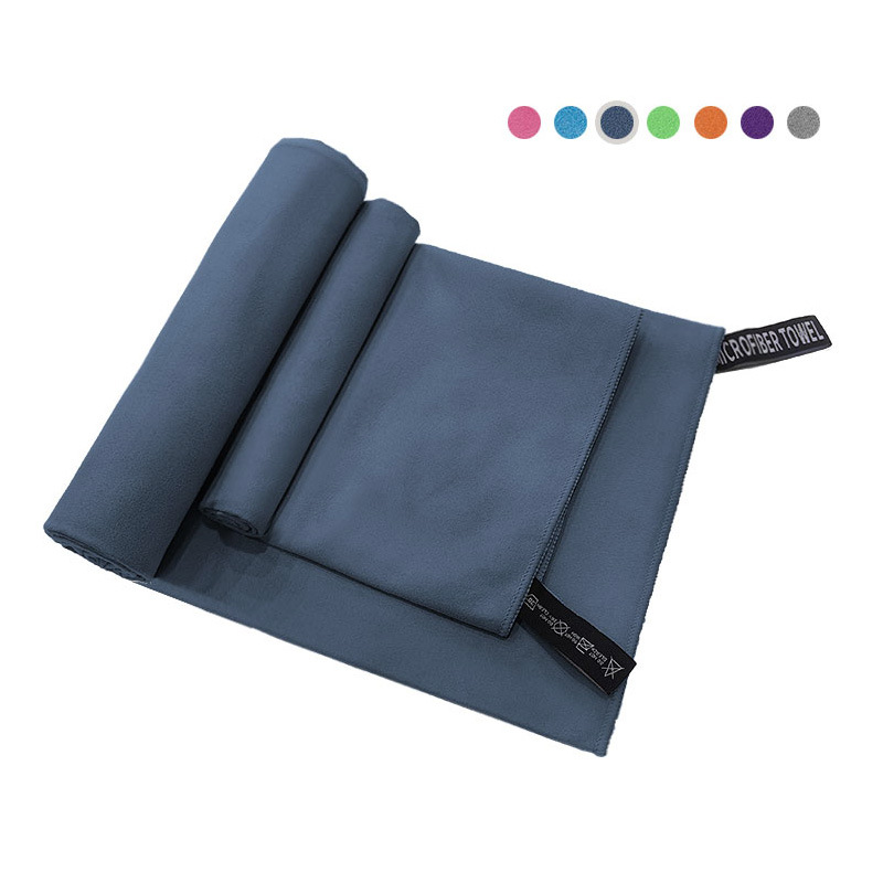 진한 파란색 정장 (수건 + 목욕 수건)