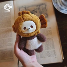 正版白熊百货Planetbear迷你鲷鱼烧熊猫潮玩手办盲盒摆件礼物女生