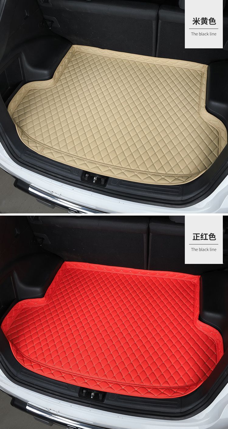 Suitable for 14-19 years old Peugeot 2008 car trunk mat tail box mat interior decoration modification accessories