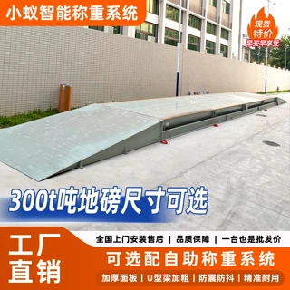 源头高精度300吨地磅厂家 钢结构精工打造 矿山港口物流 规格定制