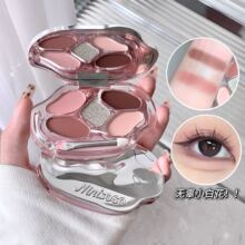 Ninisoso灵动五色眼影盘珠光微闪提亮高光阴影眼影卧蚕一体综合盘