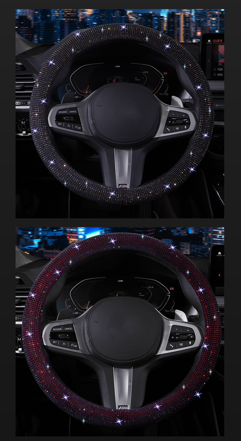 Handlebar Cover, Car Steering Wheel Cover, Handlebar Cover, Car Universal Car Steering Wheel Cover, Manufacturer Wholesale, Suitable for Car Handlebar Cover