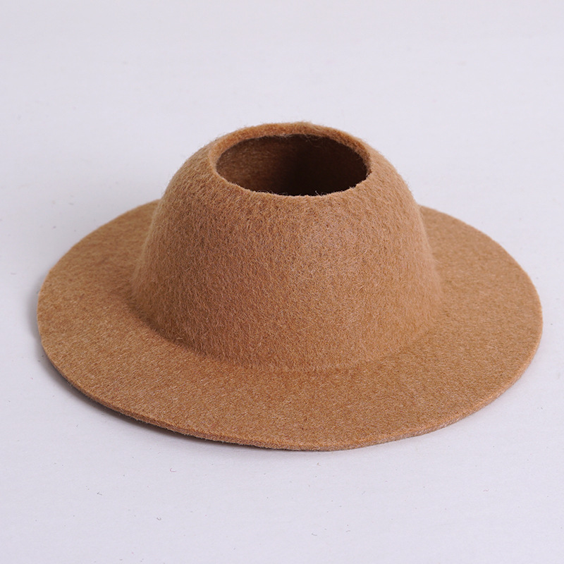 Labu nuevo sombrero de feltero abierto sombrero de cúpula sombrero accesorios de moda sombrero mini sombrero muñeca
