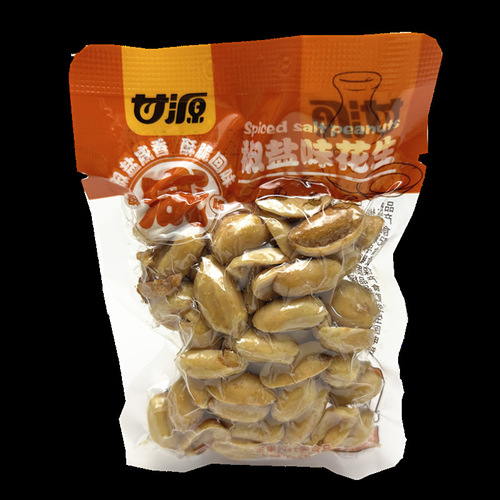 Ganyuan (New Packaging) Spiced Salt Peanuts 500g, Rich Aroma Classic Flavor, Inheriting Craftsmanship, Nuts and Seeds Snack Food