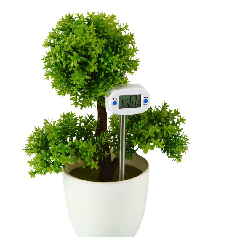 Мини-домашний внутренний и наружный измеритель температуры и влажности цветочный горшок измеритель влажности из нержавеющей стали Тестер температуры и влажности почвы