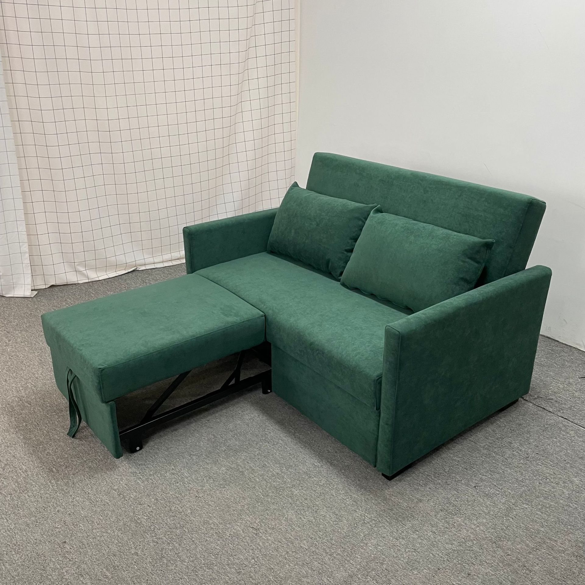 Sofá cama plegable doble doble multifuncional sala de estar pequeña casa de alquiler de tecnología económica tela sofá cama
