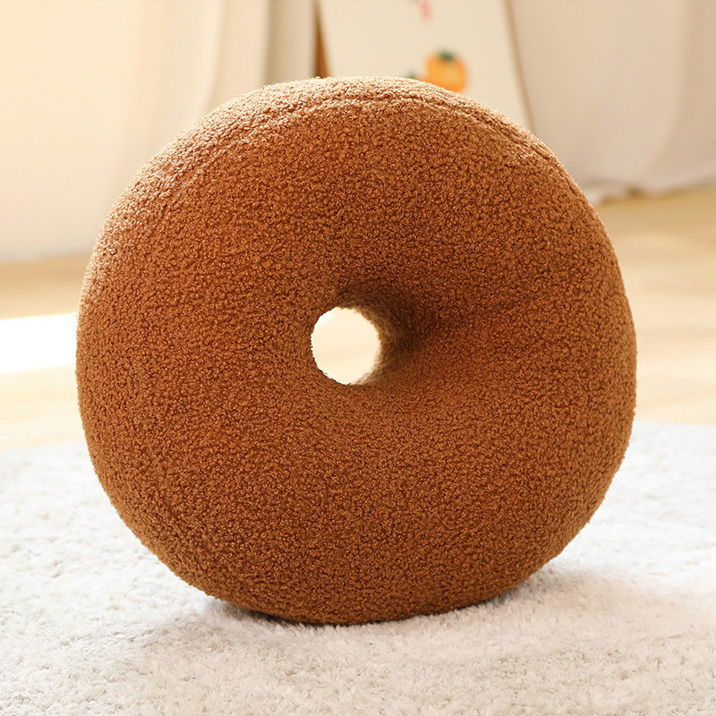 Ins almohada esférica blanca nórdica rosa almohada de torsión lunar donut anacaju geometría de forma diferente lote de respaldo