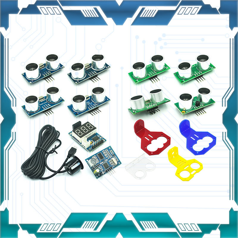 HC-SR04 HYSRF05超声波测距模块传感器 支架 HC/US/KS系列模块