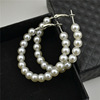 Fashionable earrings from pearl, universal ear clips, internet celebrity, light luxury style, no pierced ears