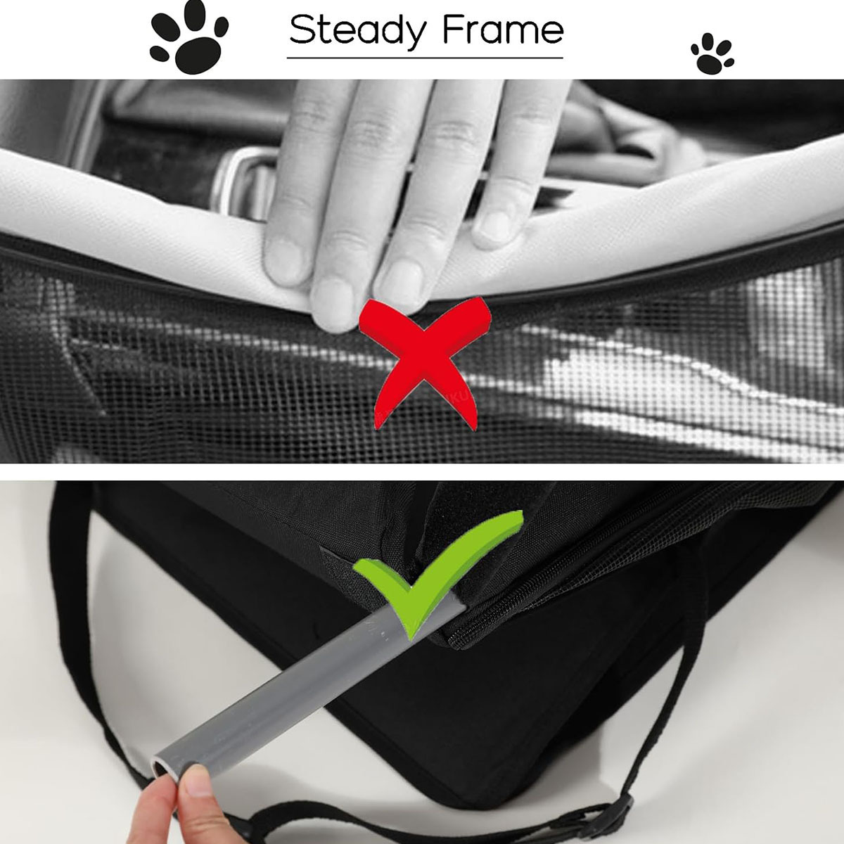 Siège auto portable pour chien et chat sécurité et confort_voghion.com