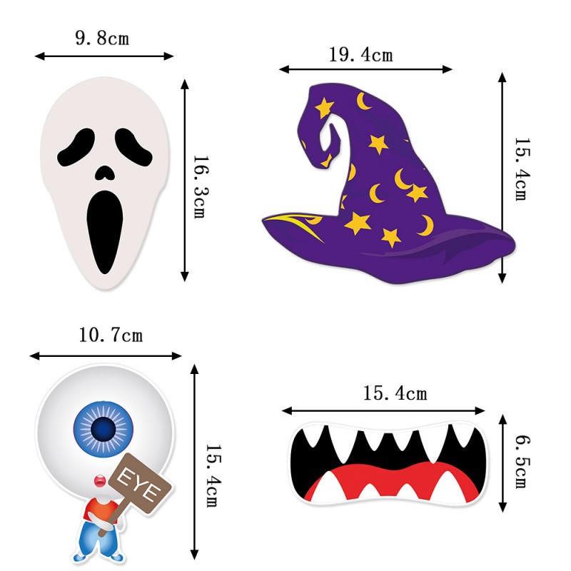 Fabricante directo de decoración de fiesta de Halloween, accesorios de fotografía de Halloween, disfraz de atmósfera extraña, accesorios de fotografía