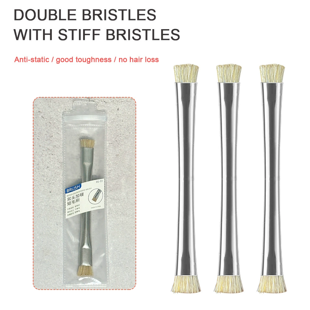 Двухголовая жесткая щетка для волос Техническое обслуживание материнской платы мобильного телефона