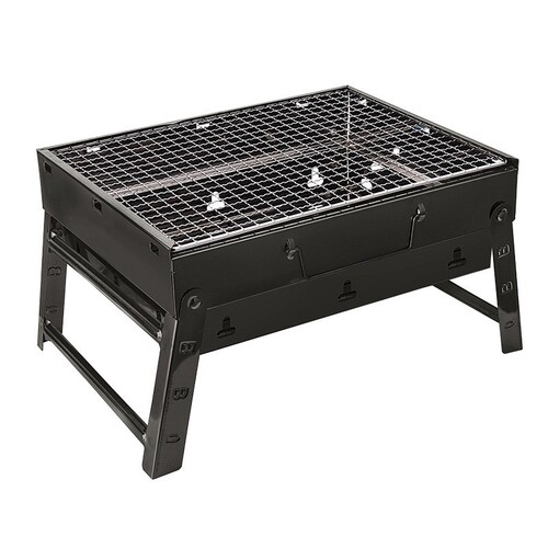 Outdoor barbecue grill, home use charcoal, 3-5 people portable, thick-fried barbecue without smoke, commercial barbecue grill non-stick
