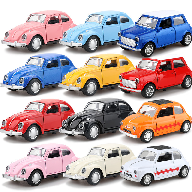 Nossen 1:36 Retro Beetle Alloy Simulation Classic Car Model Toy Car Cake Decoration Ornaments Wholesale