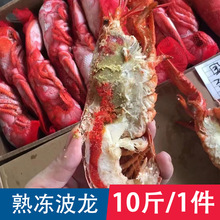 熟冻波龙加拿大熟冻波士顿龙虾350-400、400-450规格10斤/1件批发